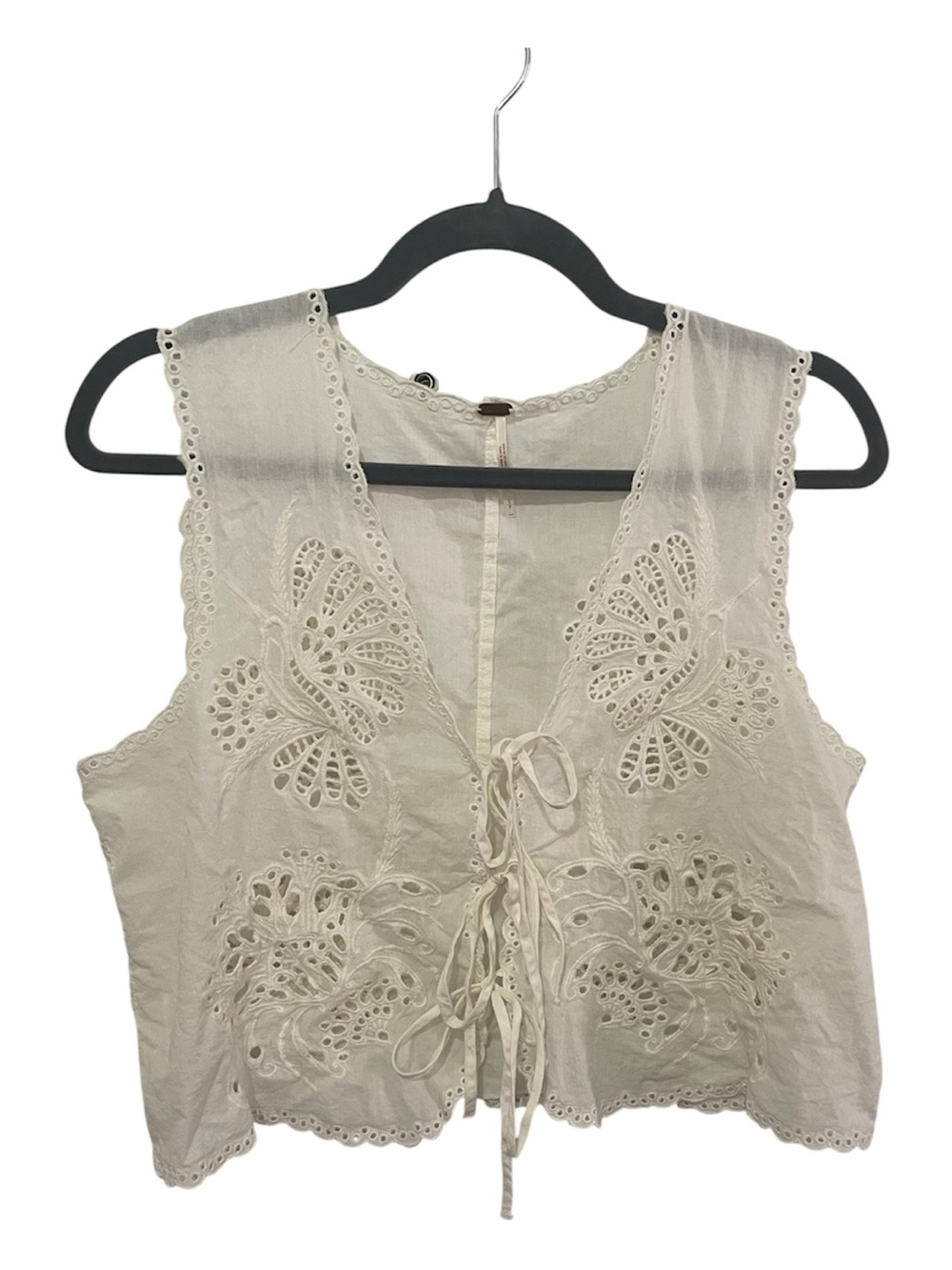Free People Sweet Escape Tie Front Top, Size S